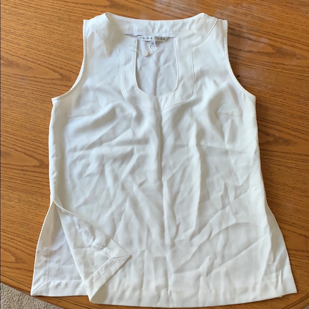 White fancy tank